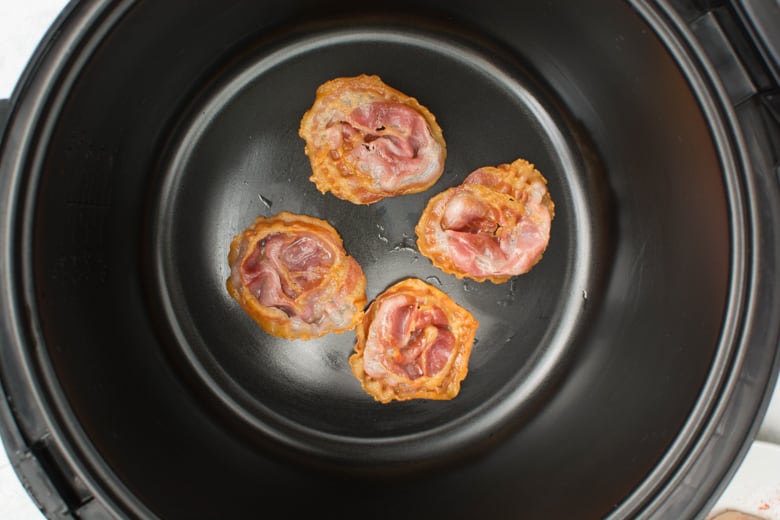 Pancetta cooked in Instant Pot