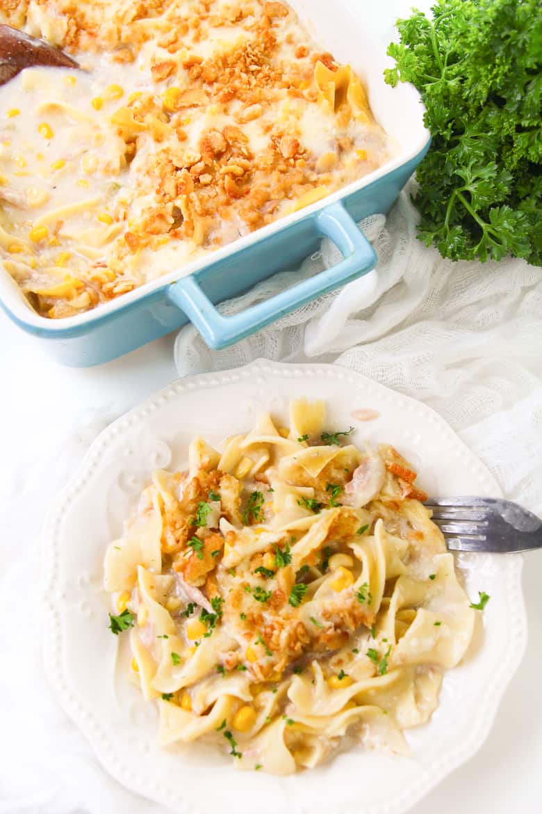 Tuna Casserole with egg noodles