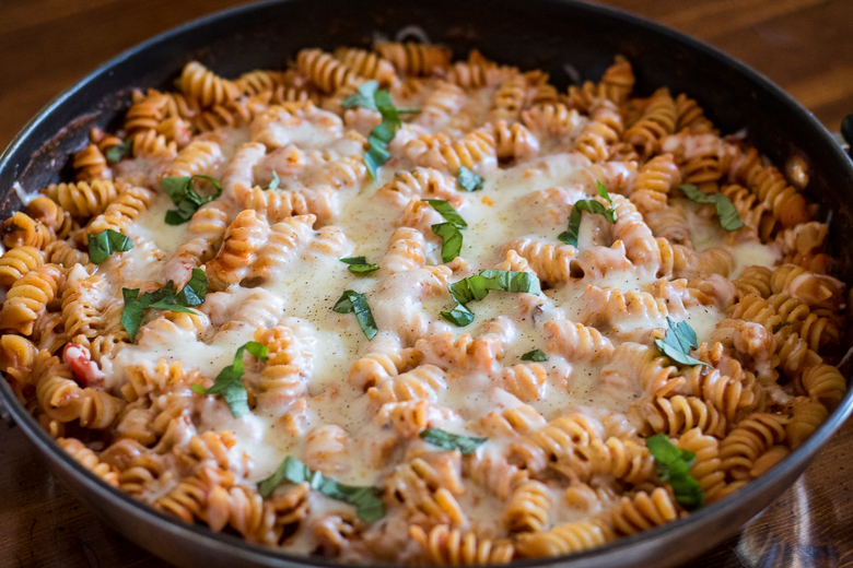 Easy cheesy one pot pasta