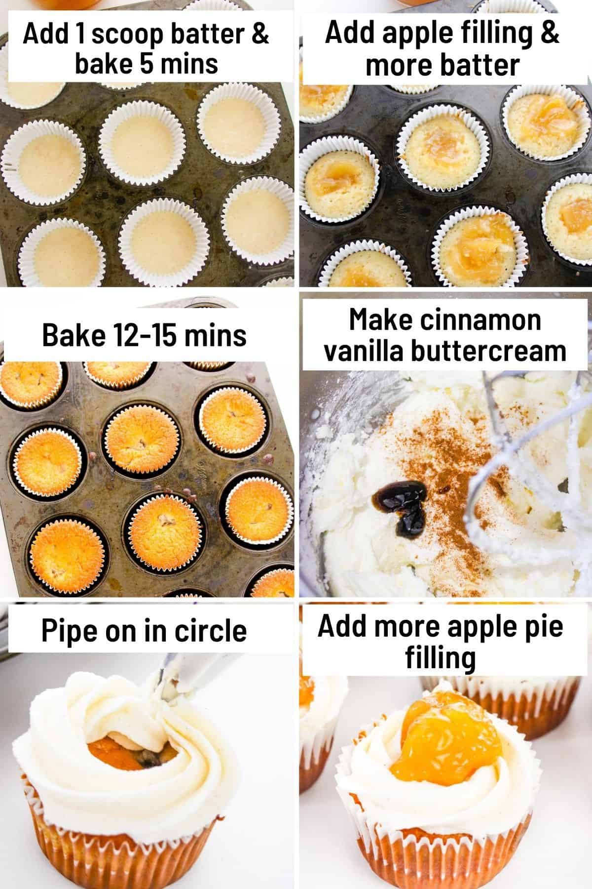 How to Make Apple Pie Cupcakes