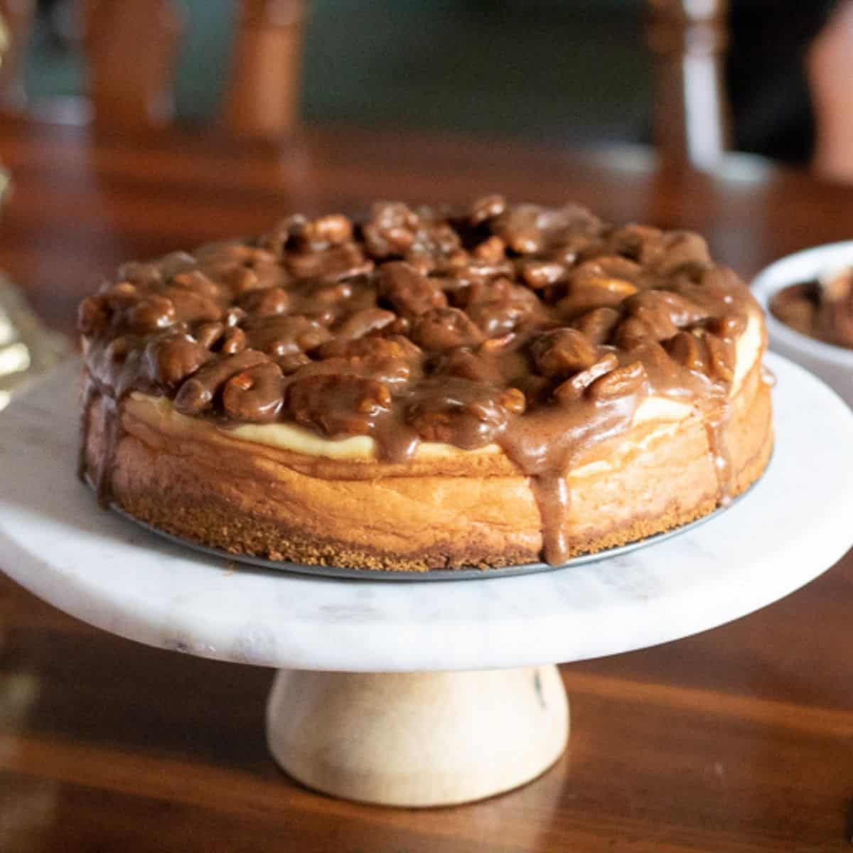 Pecan Pie Cheesecake.