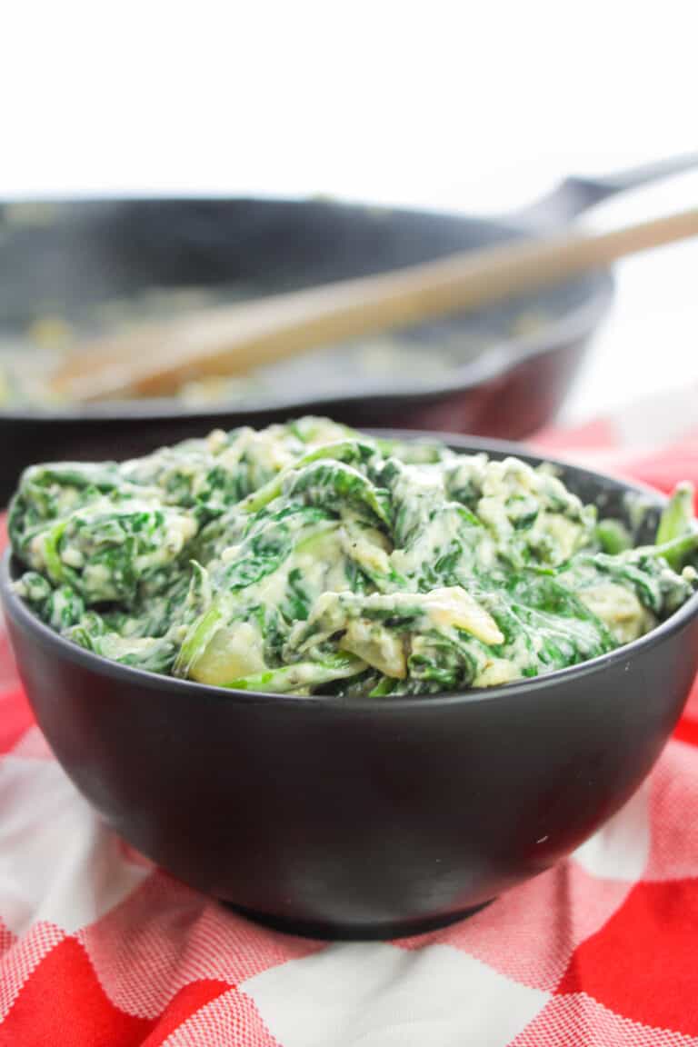 The BEST Creamed Spinach Recipe