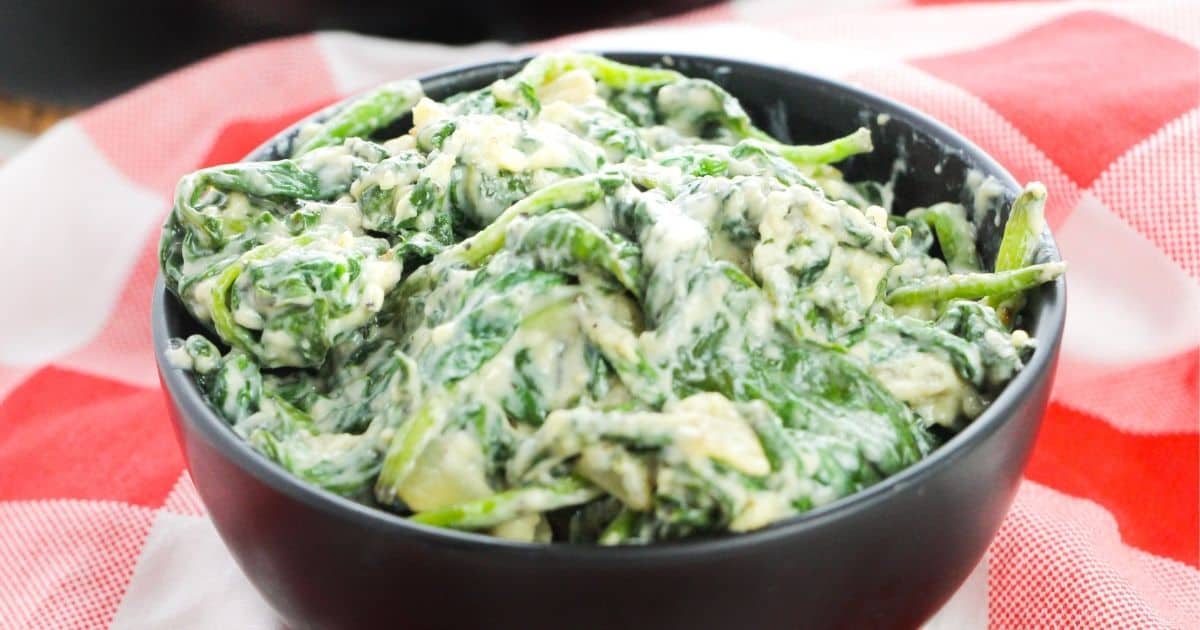 The BEST Creamed Spinach Recipe