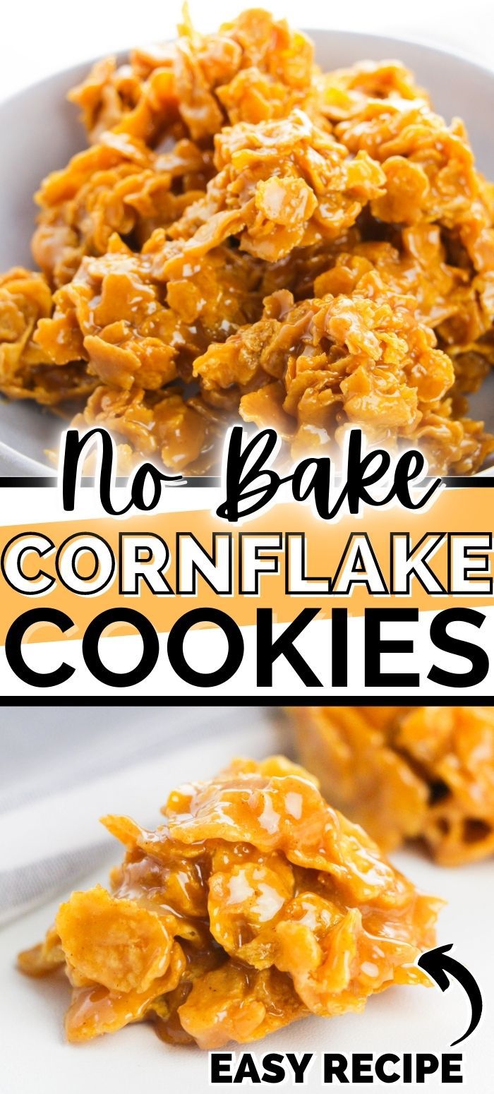No-Bake Cornflake Cookies