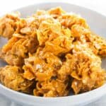 Peanut Butter Cornflake Cookies (Easy No Bake Cookies!)