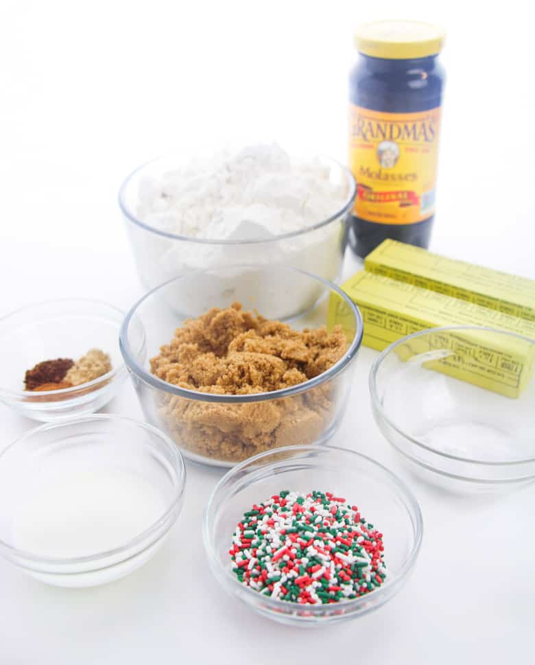 Soft Gingerbread Cookie Ingredients
