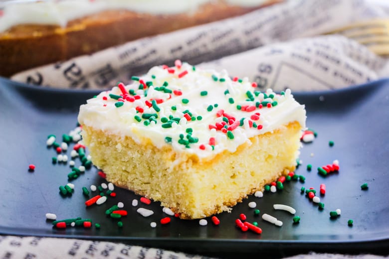 Christmas Sugar Cookie Cake Recipe