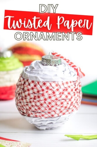 DIY Twisted Paper Ornaments
