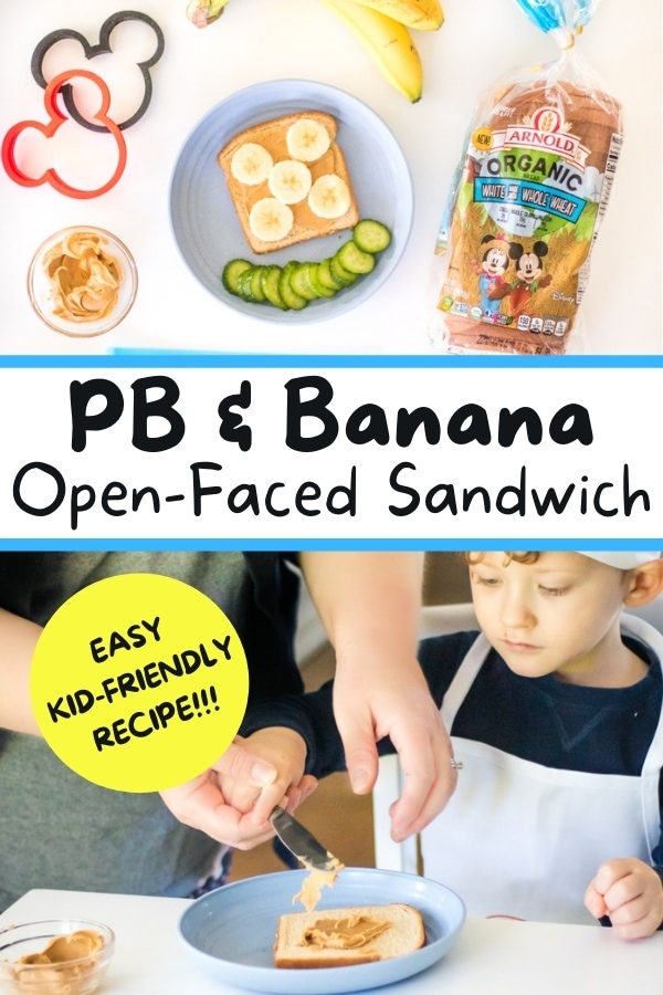 PB & Banana Open-Faced Sandwich