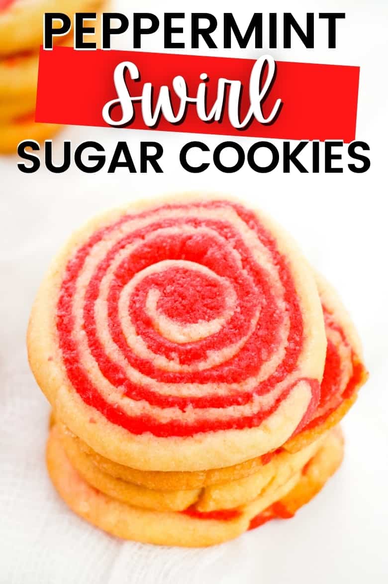 Peppermint Swirl Sugar Cookies
