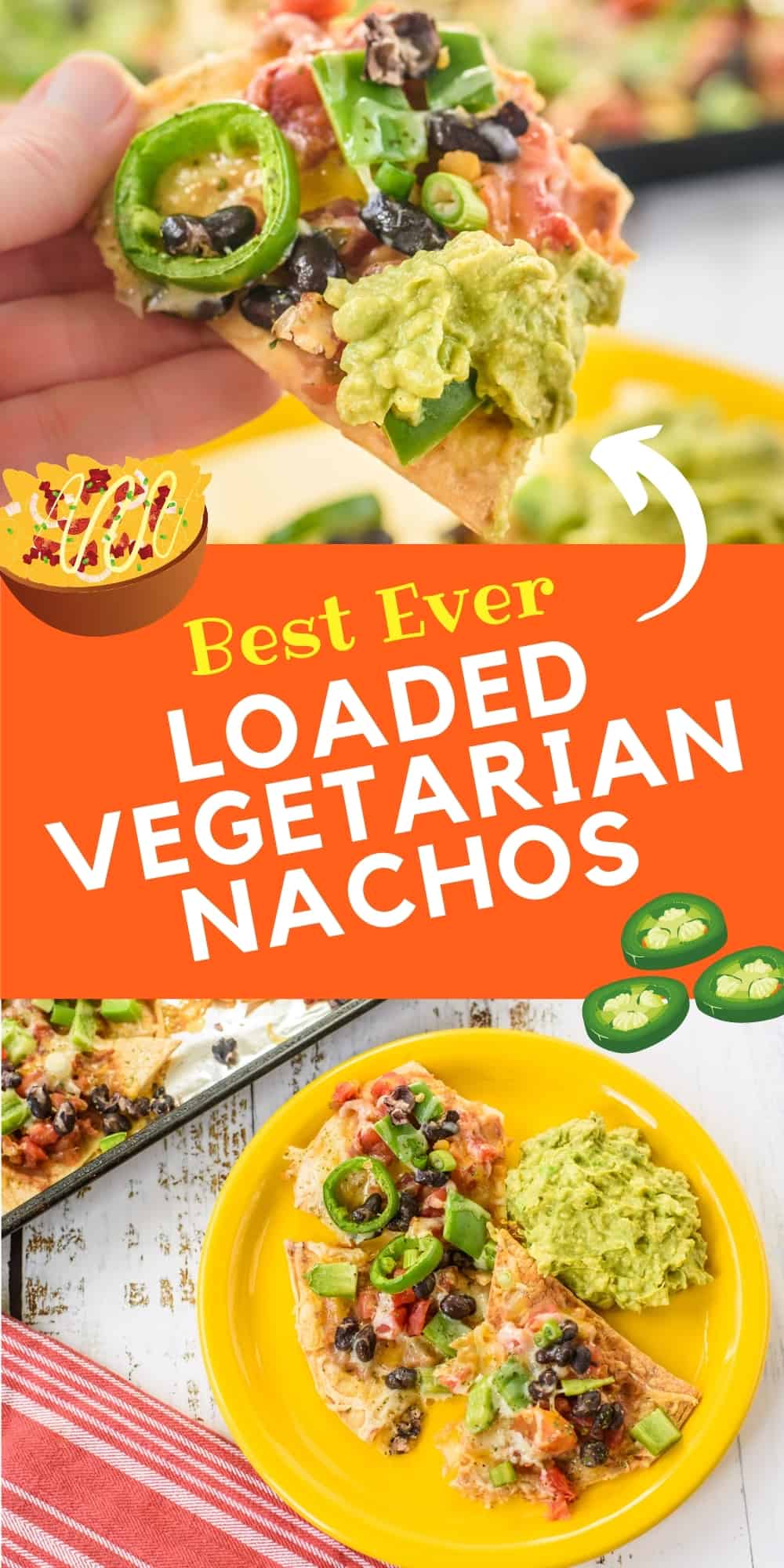 Best Ever Loaded Vegetarian Nachos