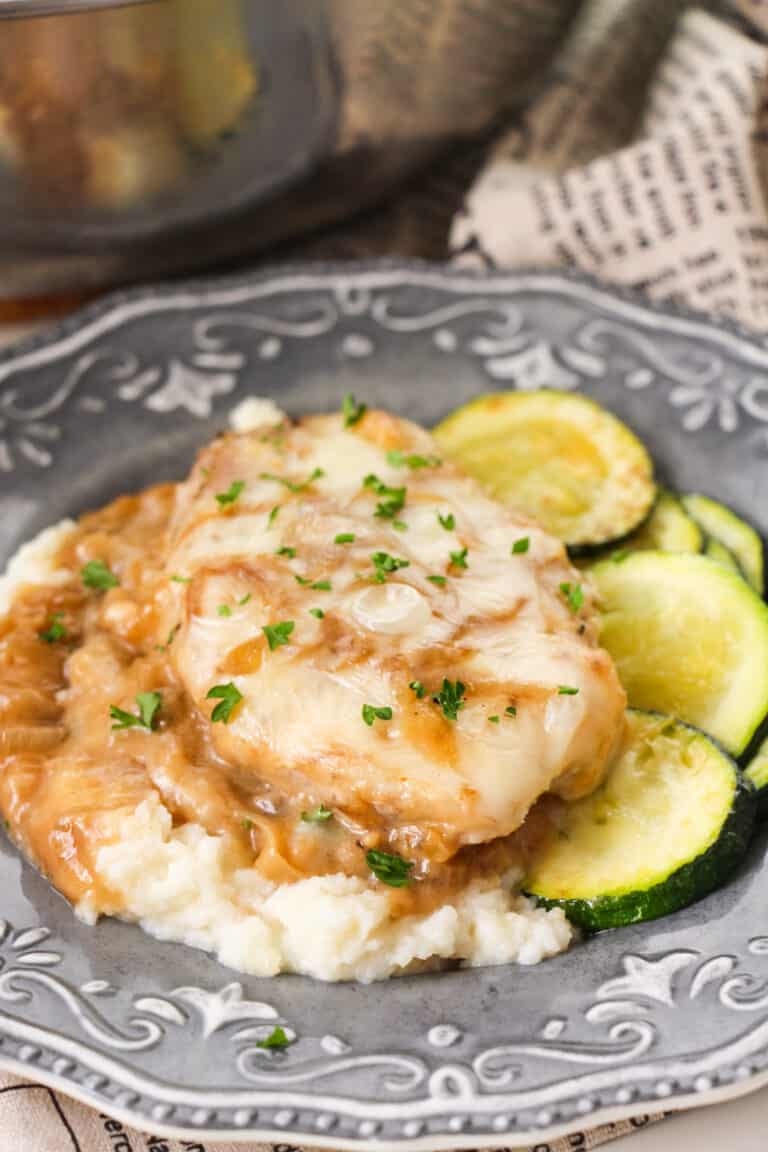 French Onion Pork Chops (OnePan Recipe)