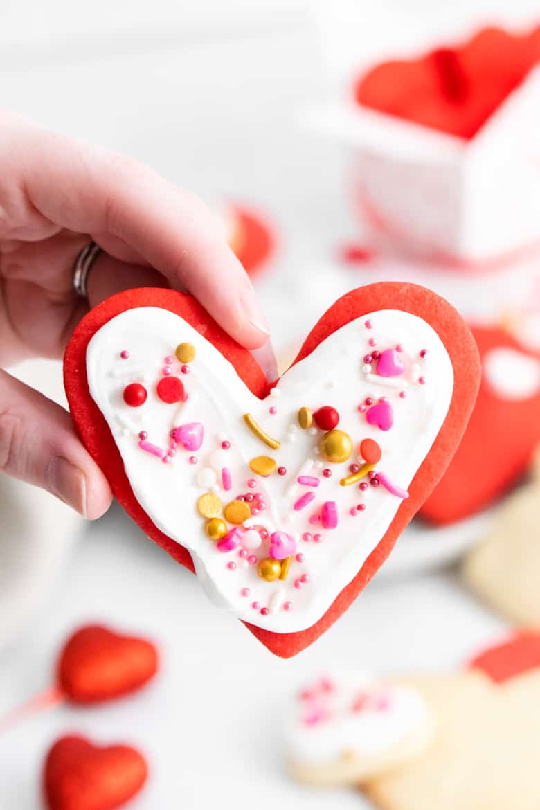 Test L-O-V-E Heart Shortbread