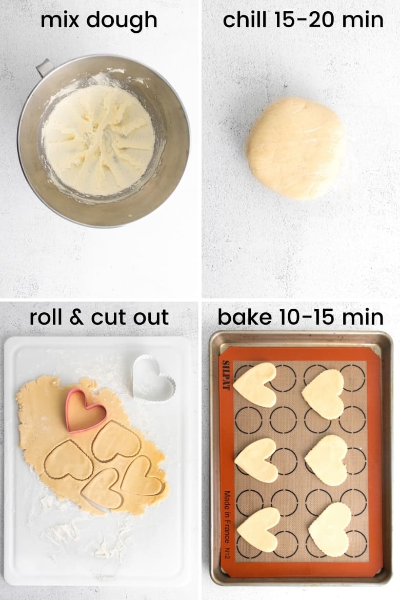 How to Make heart cookies