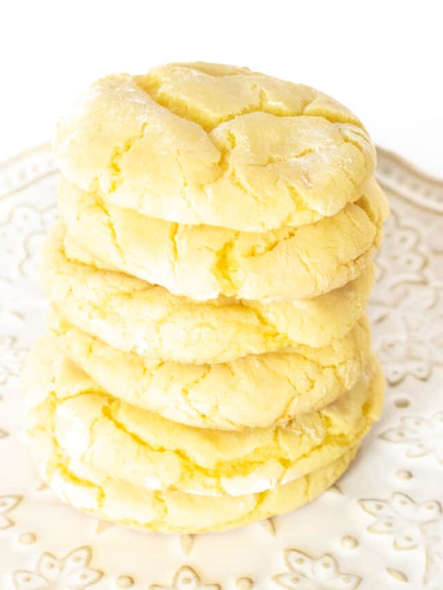 Lemon Cake Mix Cookies Story