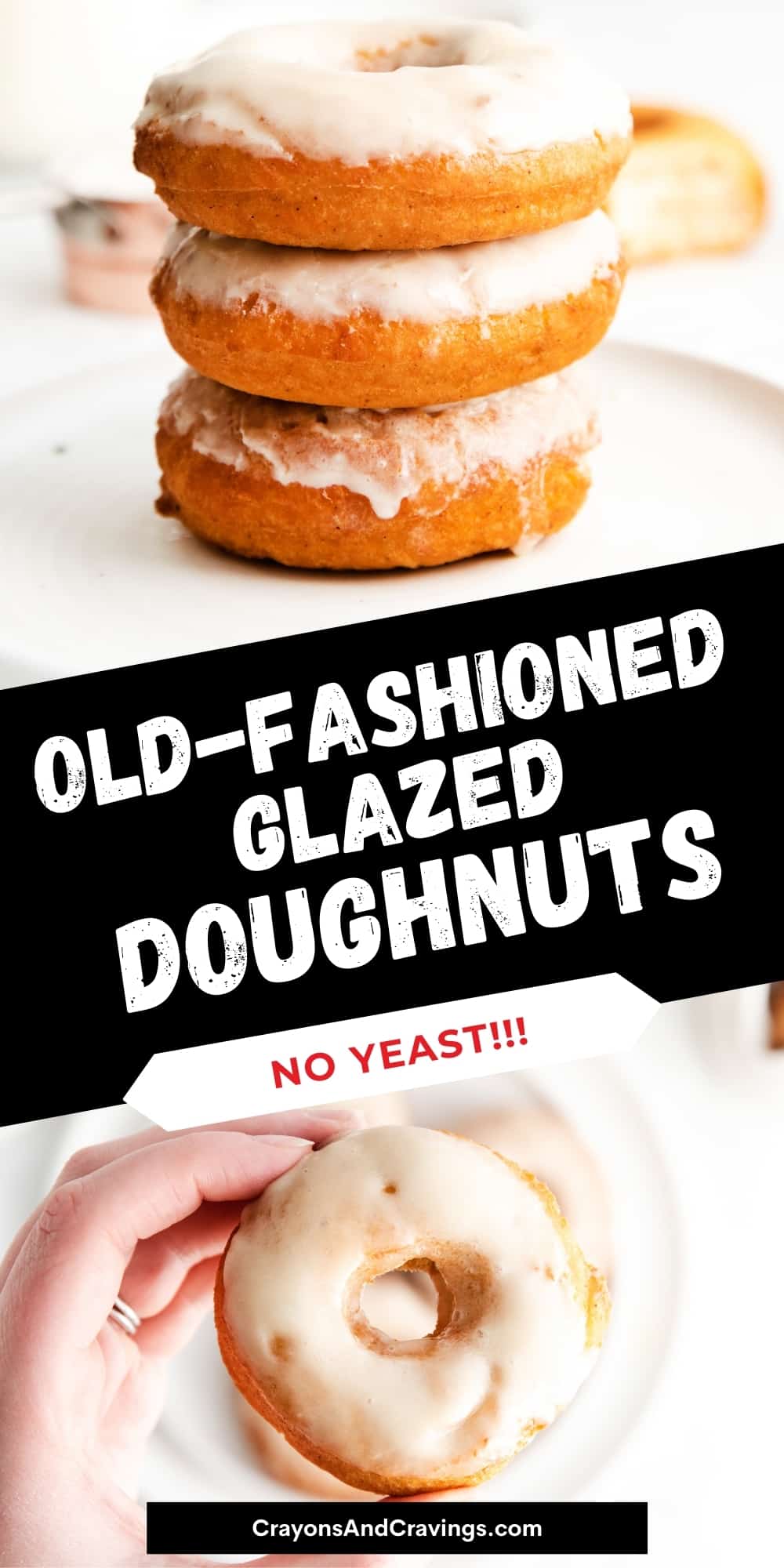 Old Fashioned Glazed Doughnuts - No Yeast!!!