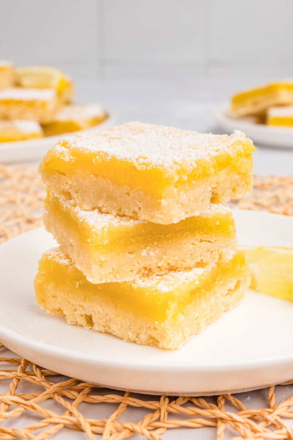 Lemon Bars with Shortbread Cookie Crust