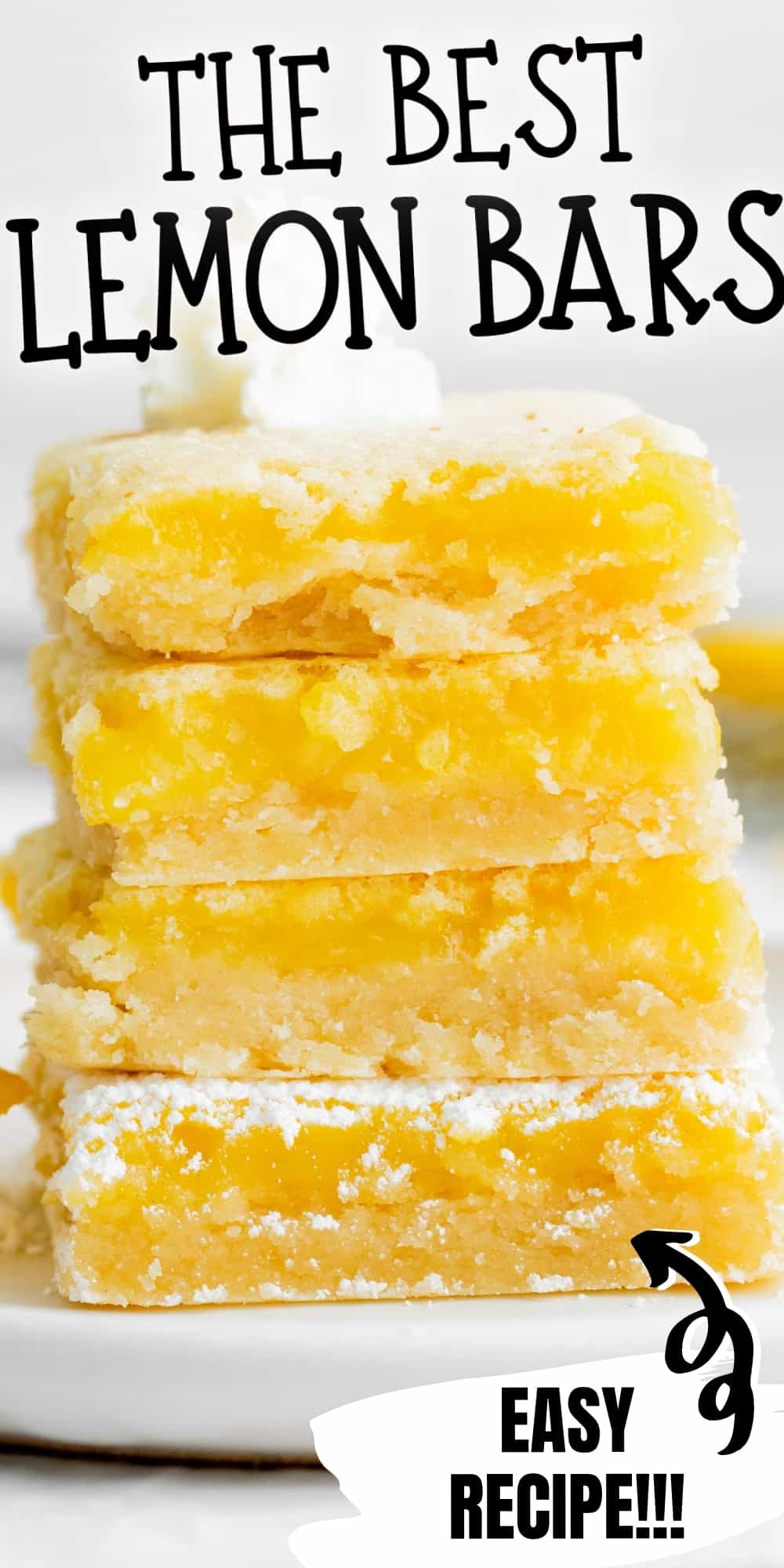 The Best Lemon Bars; Easy Recipe!!!