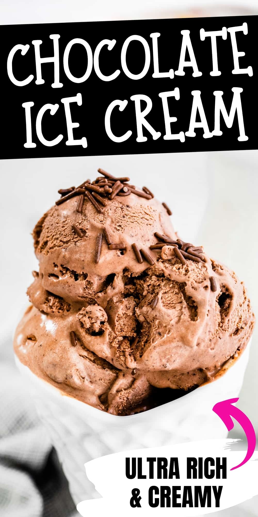 Creamiest Homemade Chocolate Ice Cream - Carve Your Craving