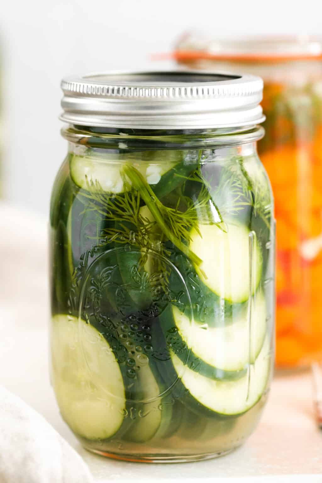 Quick Pickles (Easy Refrigerator Dill Pickle Recipe)