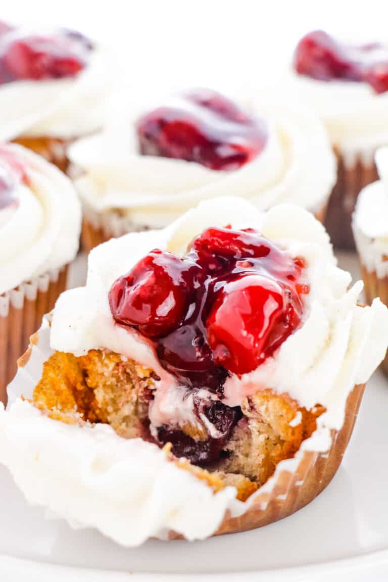 Cherry Pie Cupcakes