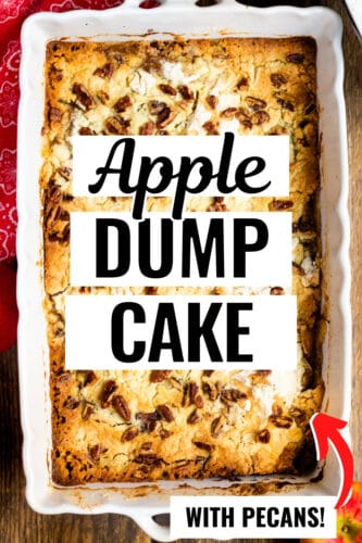 Apple Dump Cake with Pecans