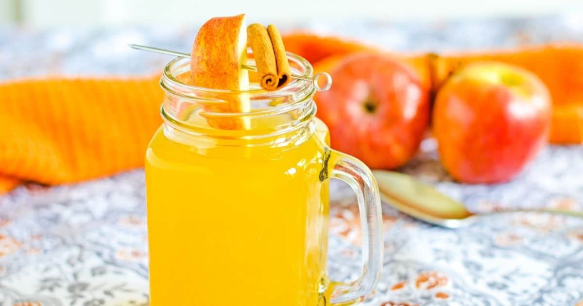 Boozy Apple Cider with Caramel Vodka