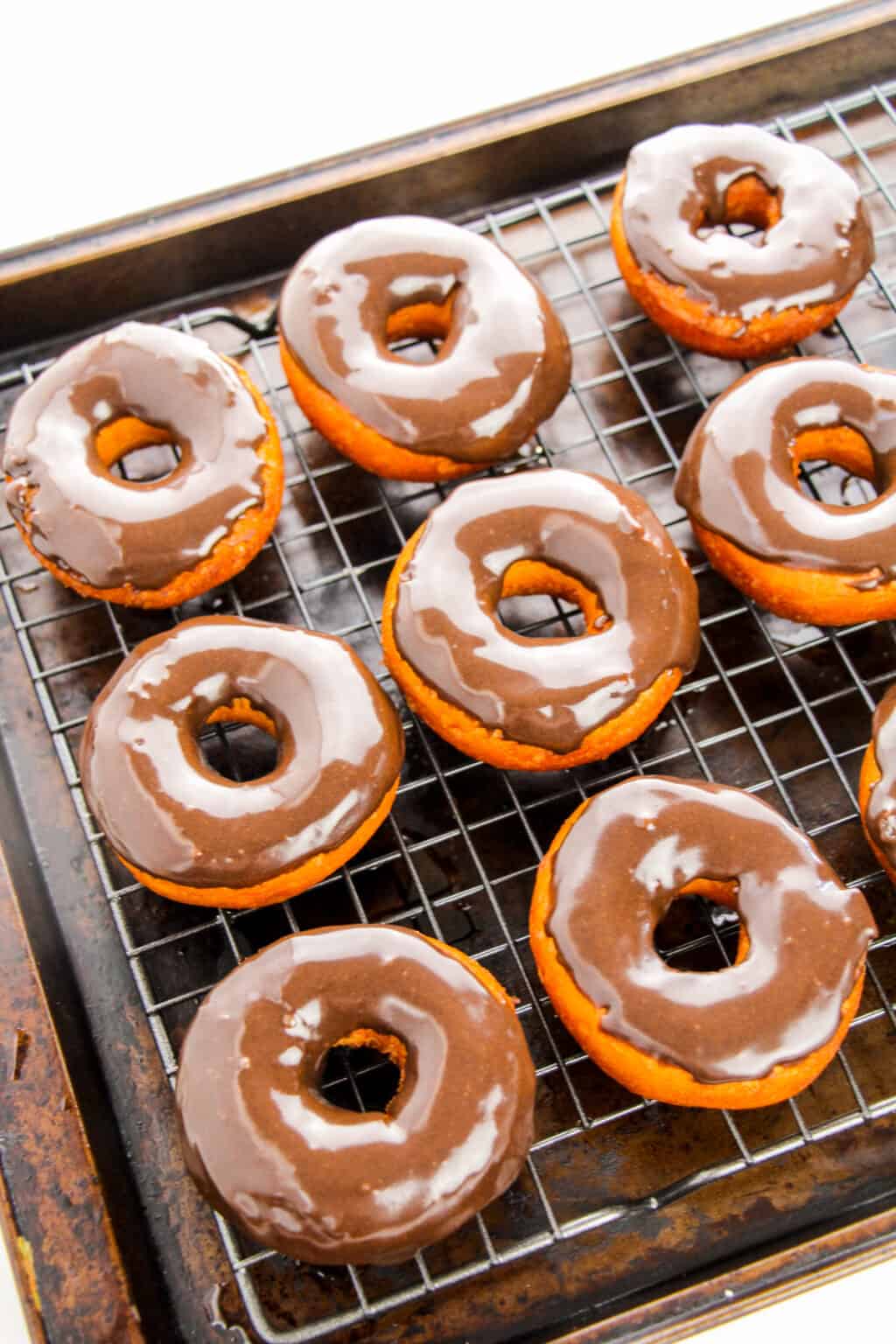 Chocolate Glazed Biscuit Donuts Recipe