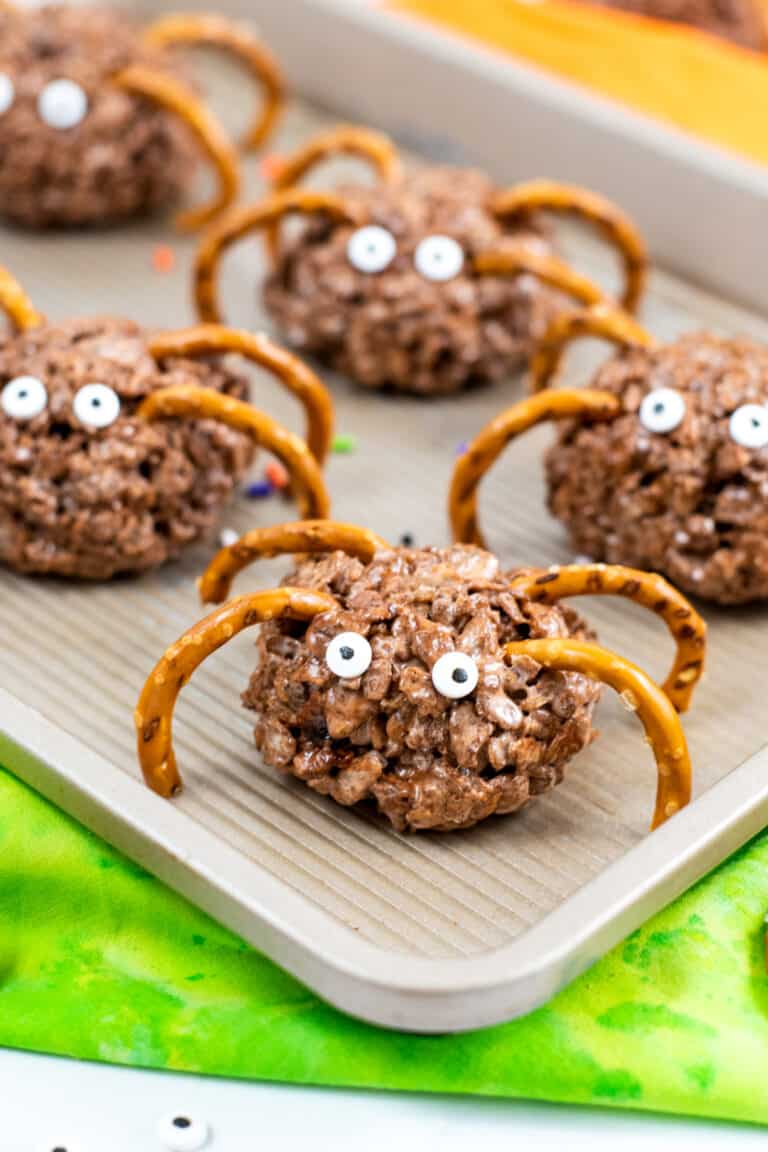 Rice Krispie Treat Spiders