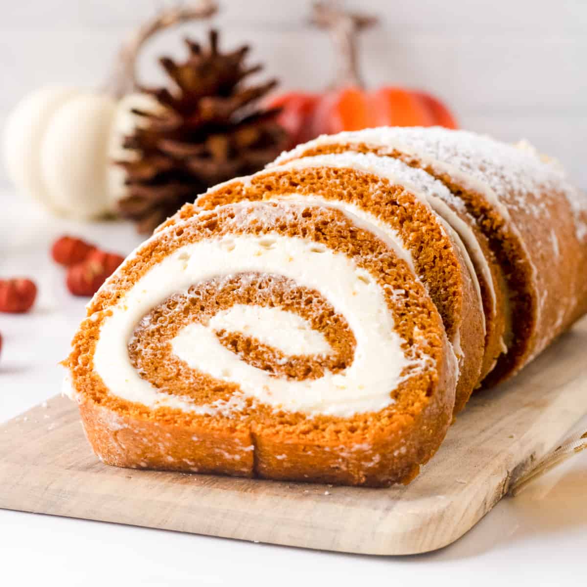 Pumpkin Roll Cake - JoyFoodSunshine