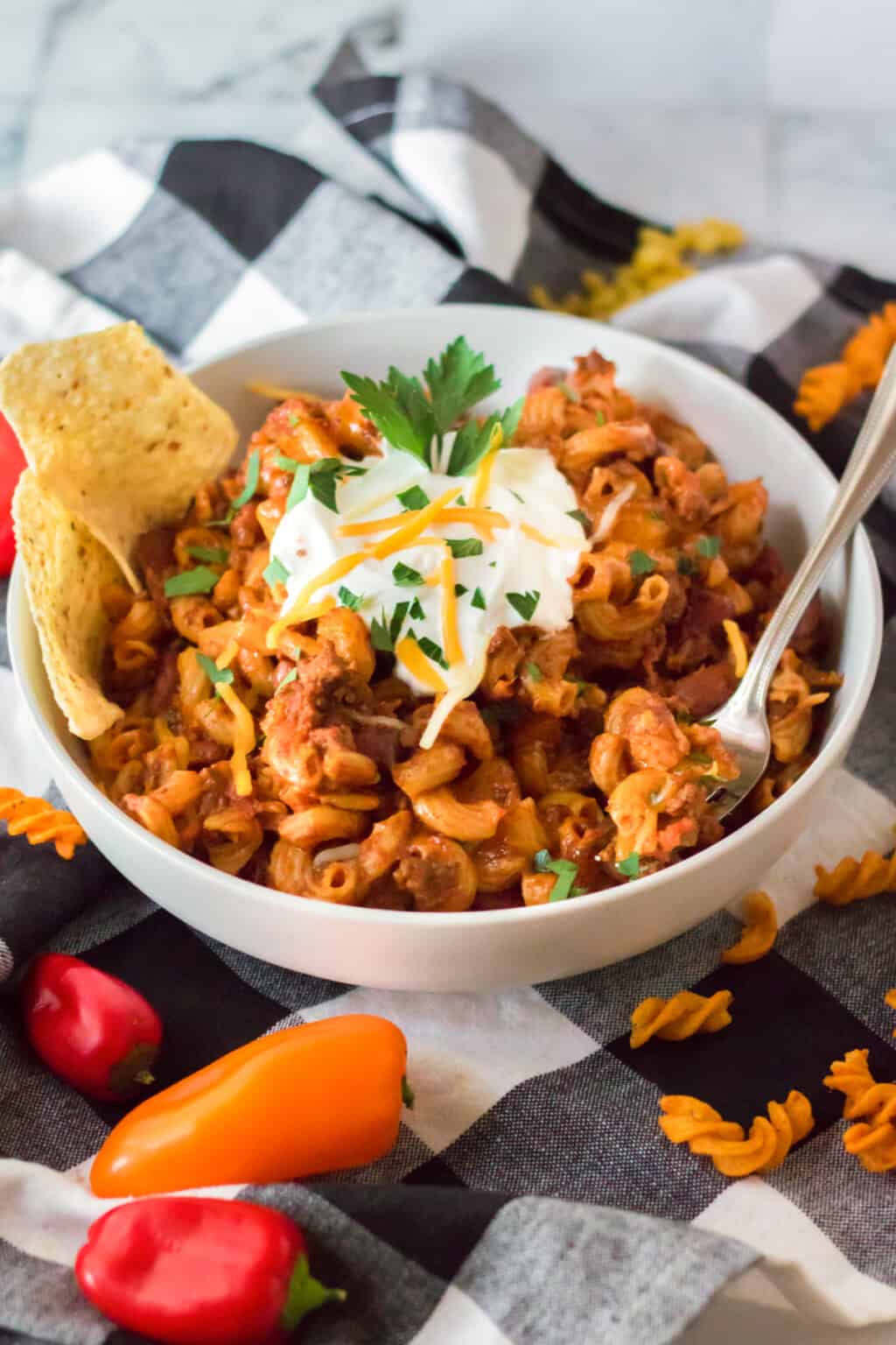 Slow Cooker Chili Mac Recipe