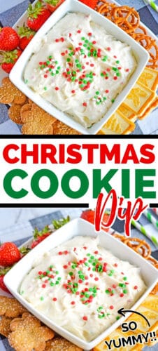 Christmas Cookie Dip Pinterest Image