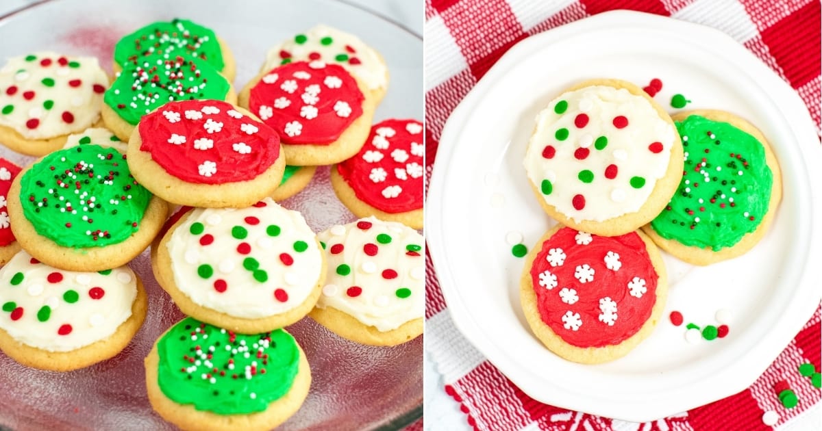 Soft Frosted Christmas Cookies Recipe