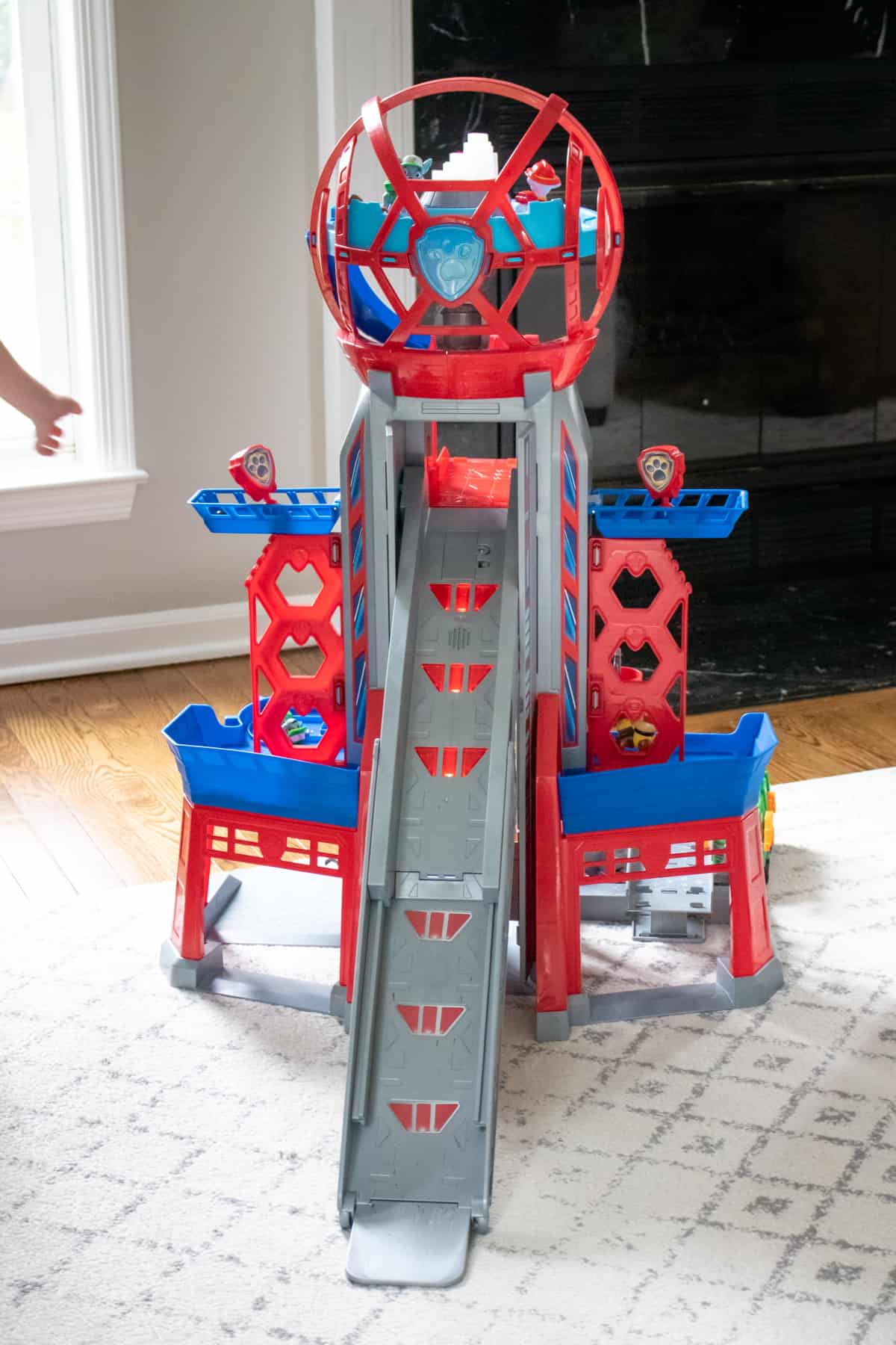 PAW Patrol Movie Ultimate City Tower Playset with light up ramp extended