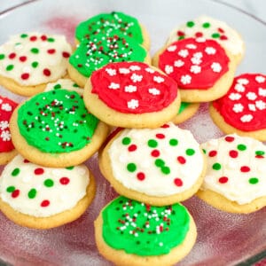 Soft Frosted Christmas Cookies