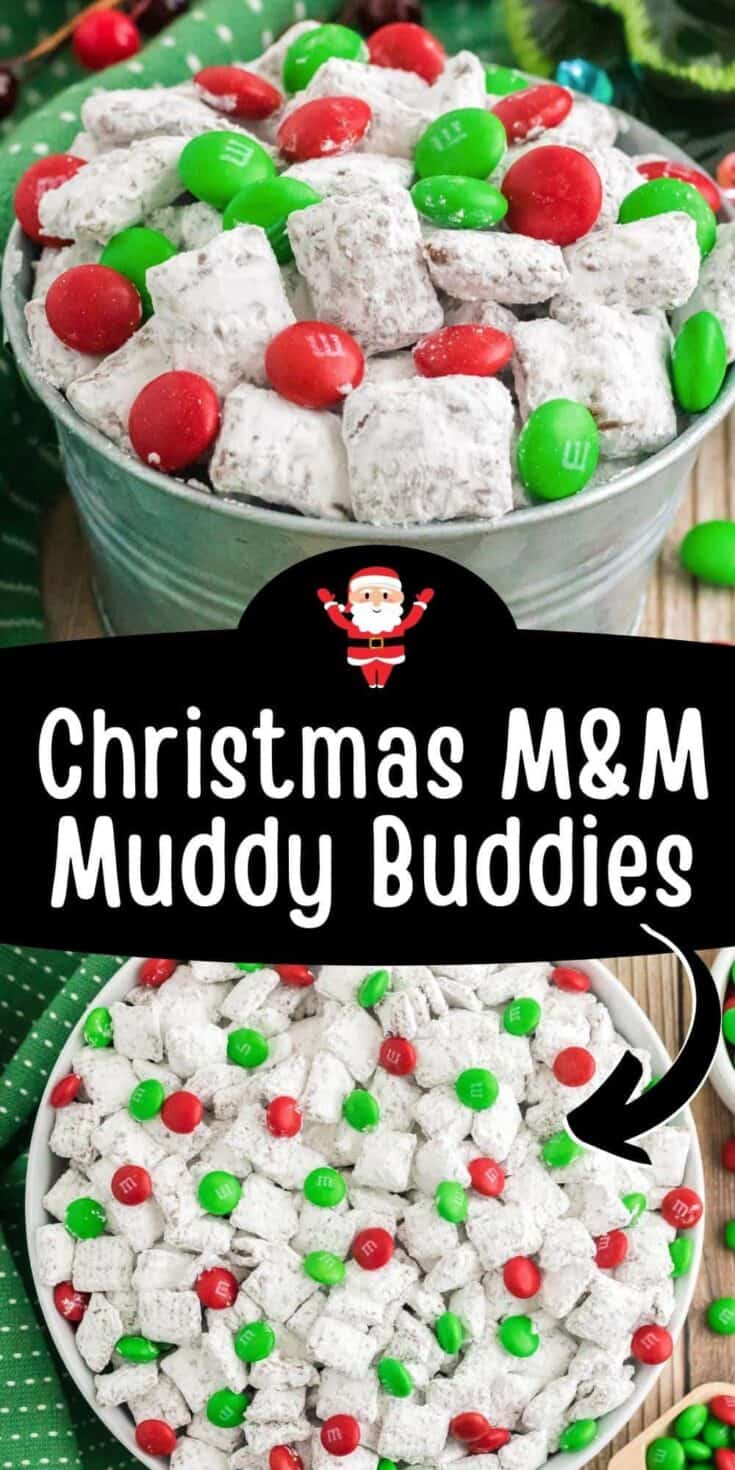 Christmas MM Muddy Buddies Pin