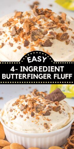 Easy 4-Ingredient Butterfinger Fluff Pin