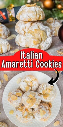 Italian Amaretti Cookies Pin Image