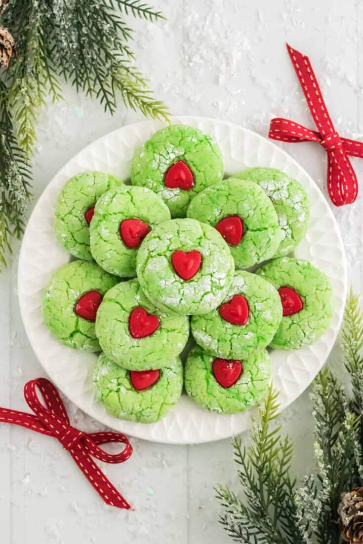 The Best Grinch Brownies - Play Party Plan