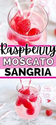 Raspberry Moscato Sangria