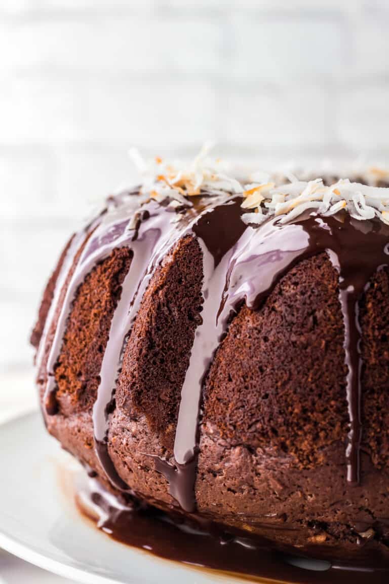 Chocolate Coconut Bundt Cake Recipe
