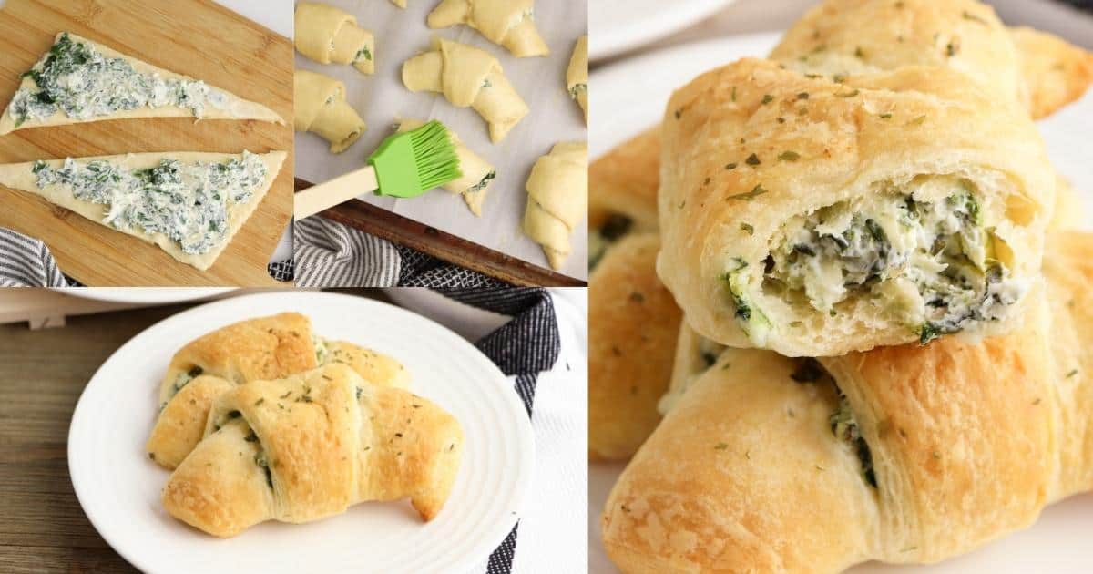 SPINACH CRESCENT ROLL APPETIZERS - A Mom's Impression