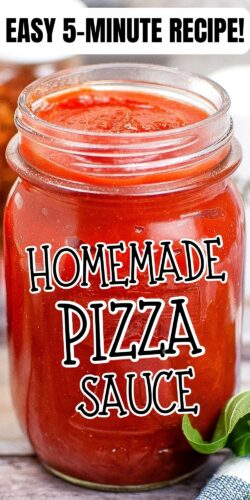 Homemade Pizza Sauce, Easy 5 Minute Recipe