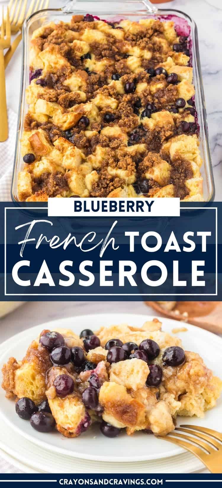 Blueberry French Toast Casserole