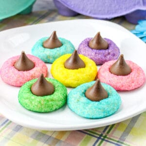 Easter Blossom Cookies with Hersey Kisses