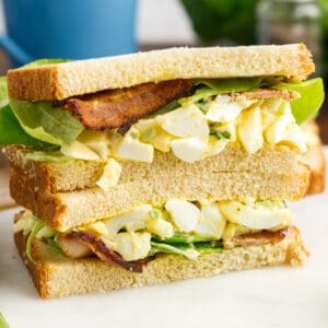 Egg Salad Sandwich (With Bacon!)
