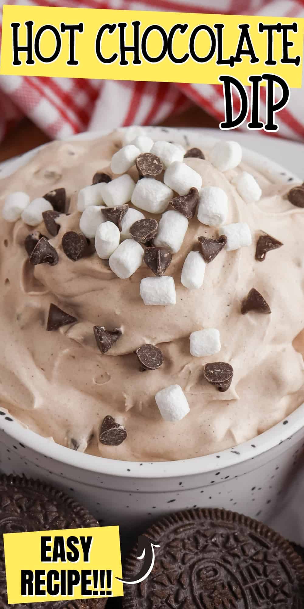 Hot Chocolate Dip; Easy Recipe.