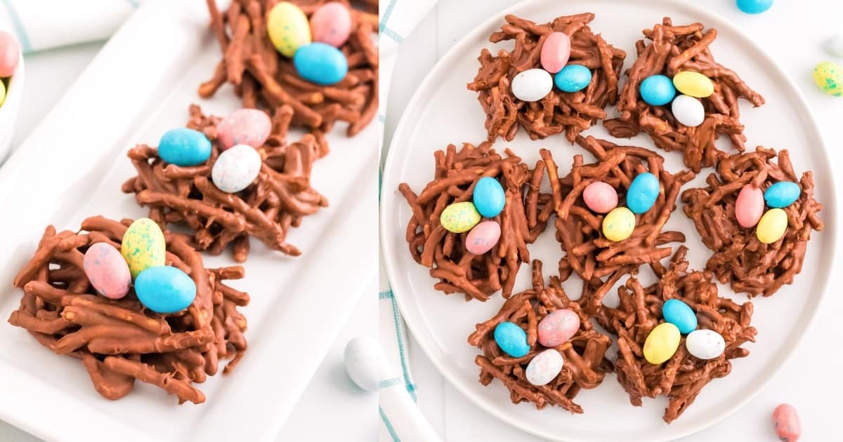 No-Bake Birds Nest Cookies