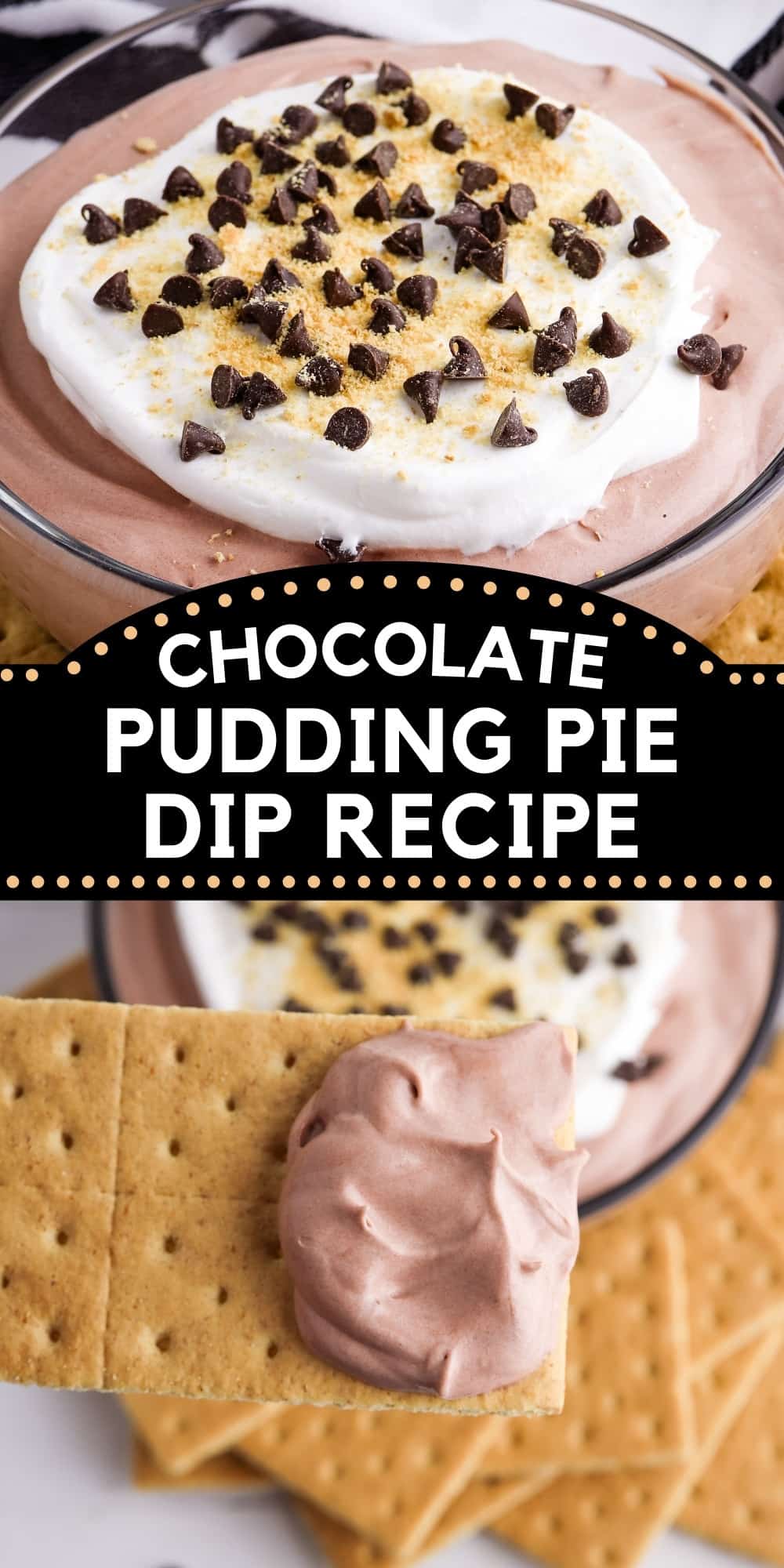 Chocolate Pudding Pie Dip Recipe.