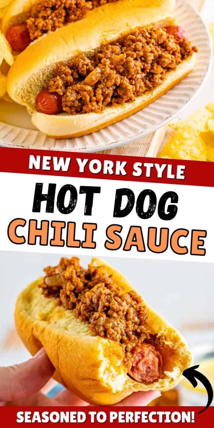 Homemade Hot Dog Chili (NY Style Recipe)